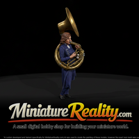Sousaphone Player Figure - Female Musician — thumbnail 1