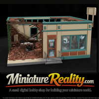 Abandoned Storefront Office with Collapsed Wall — thumbnail 1