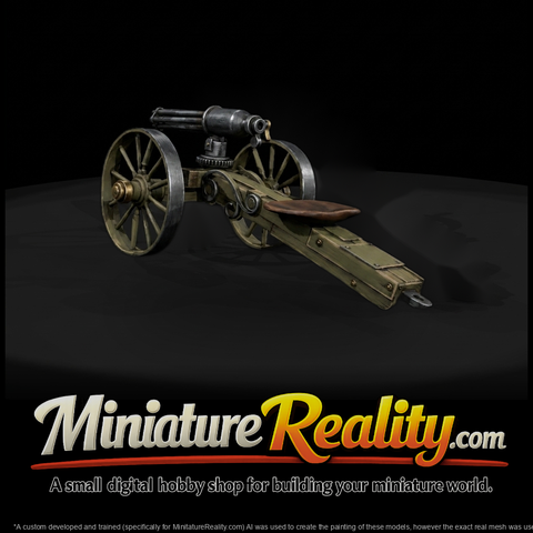 Vintage Gatling Field Cannon