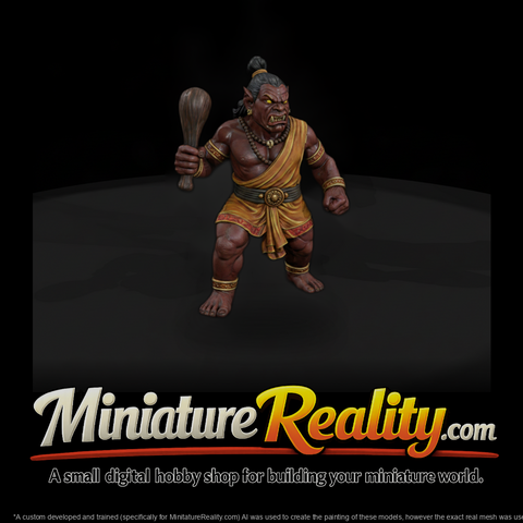Myth 0433 Mythology Rakshasa Warrior Miniature Fig