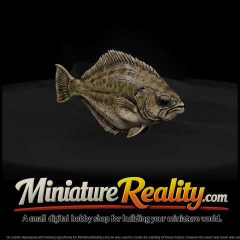 Sculpted Flounder & Coastal Displays