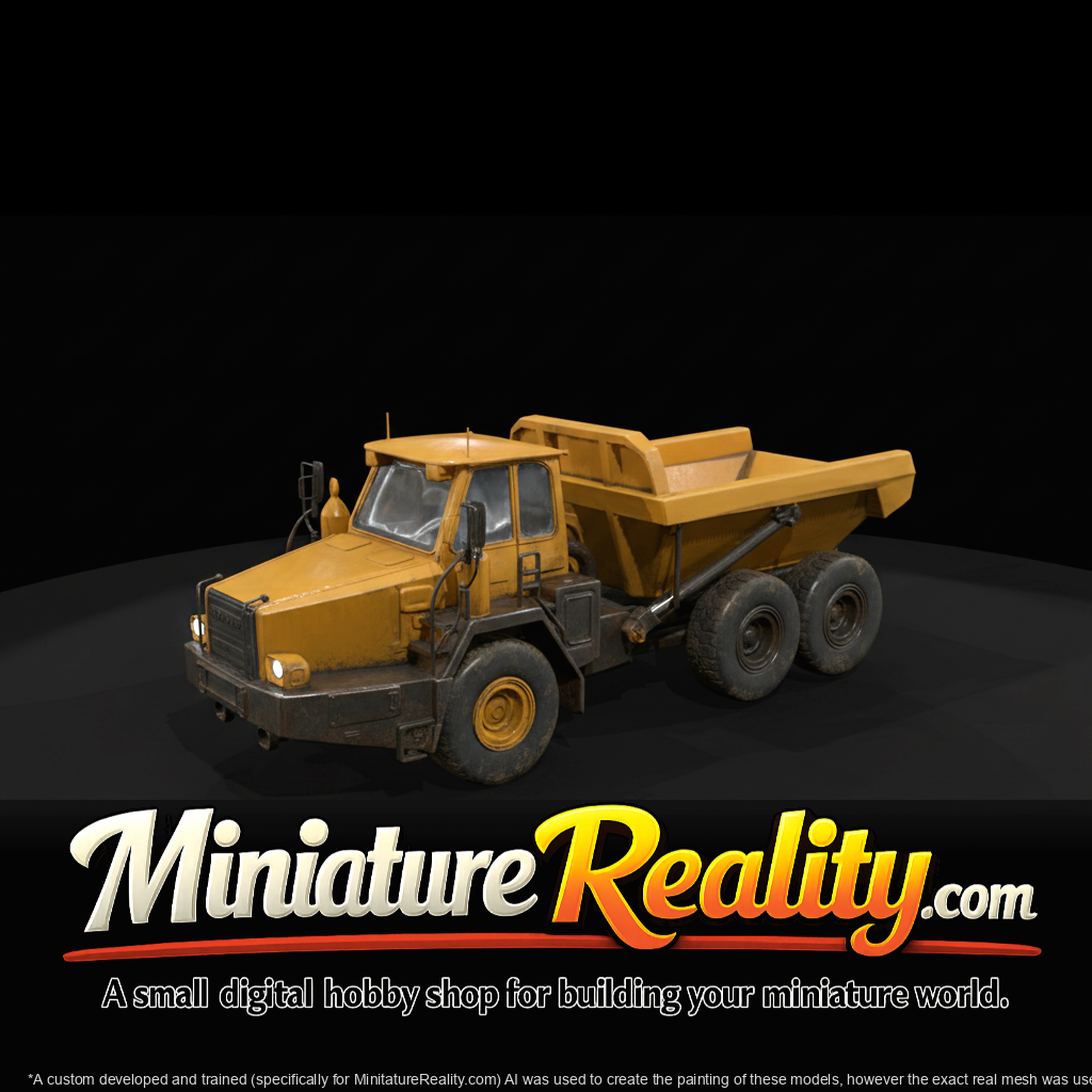 2012 Komatsu HM250 Dump Truck miniature, three-quarter view