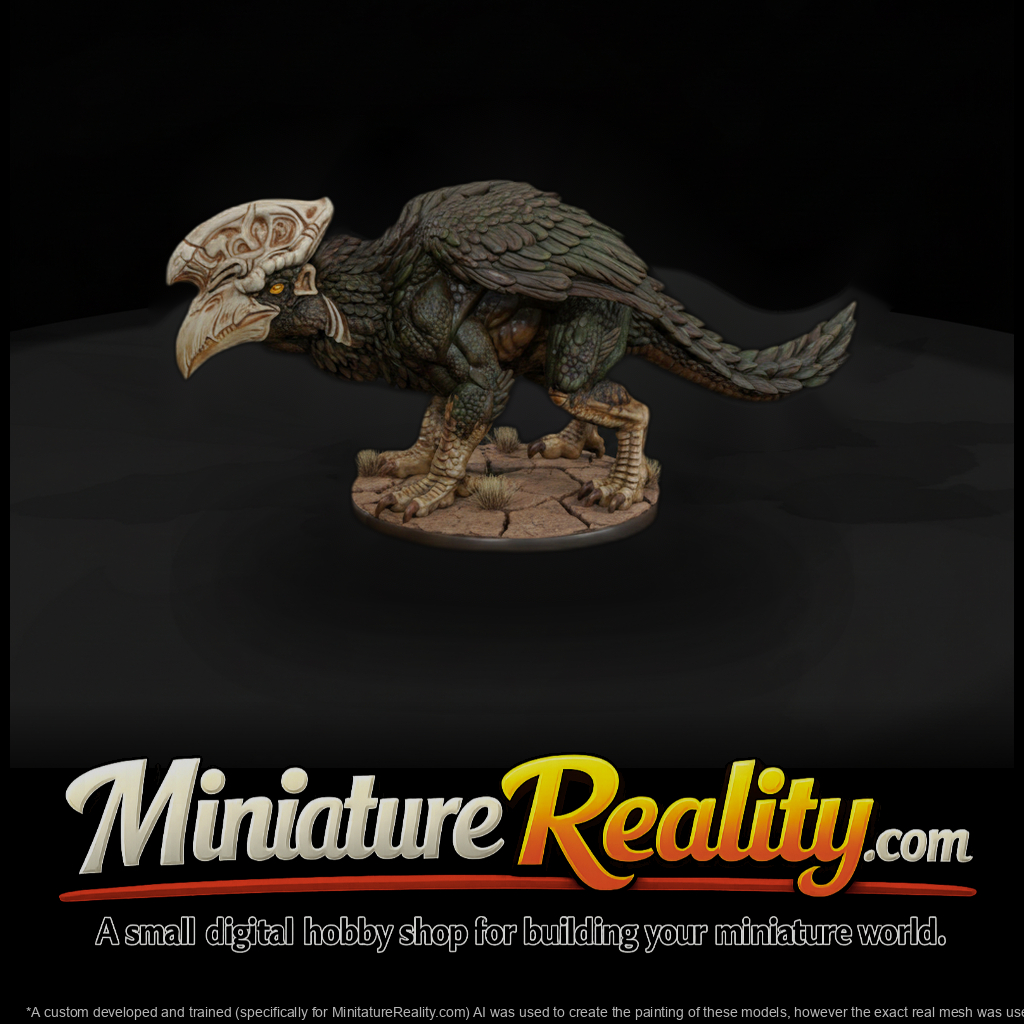 Creature Bone Frill Hornbill Beast
