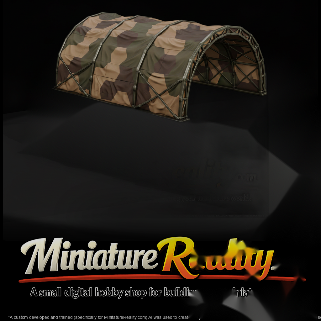 Mil 244 Modern Desert Clamshell Tent Hangar