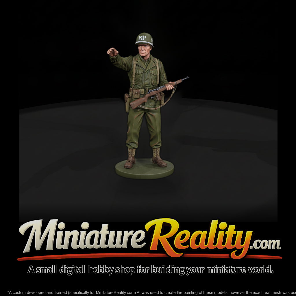 Ww2H 040 United States Military Policeman