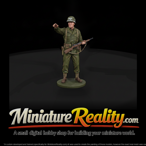 Ww2H 040 United States Military Policeman