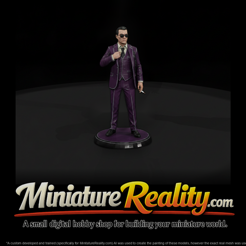 Sharp-Suited Crime Boss