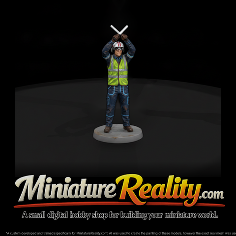 Air 001 Worker Aircraft Marshaller