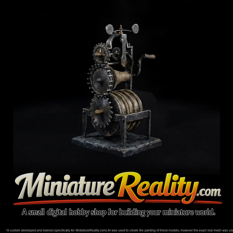 Vintage Hand-Crank Winch