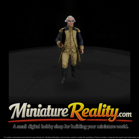 Hist 0147 Historical George Washington Miniature F