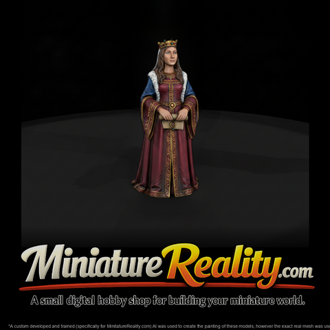 Hist 0098 Historical Isabella I Of Castile Miniatu