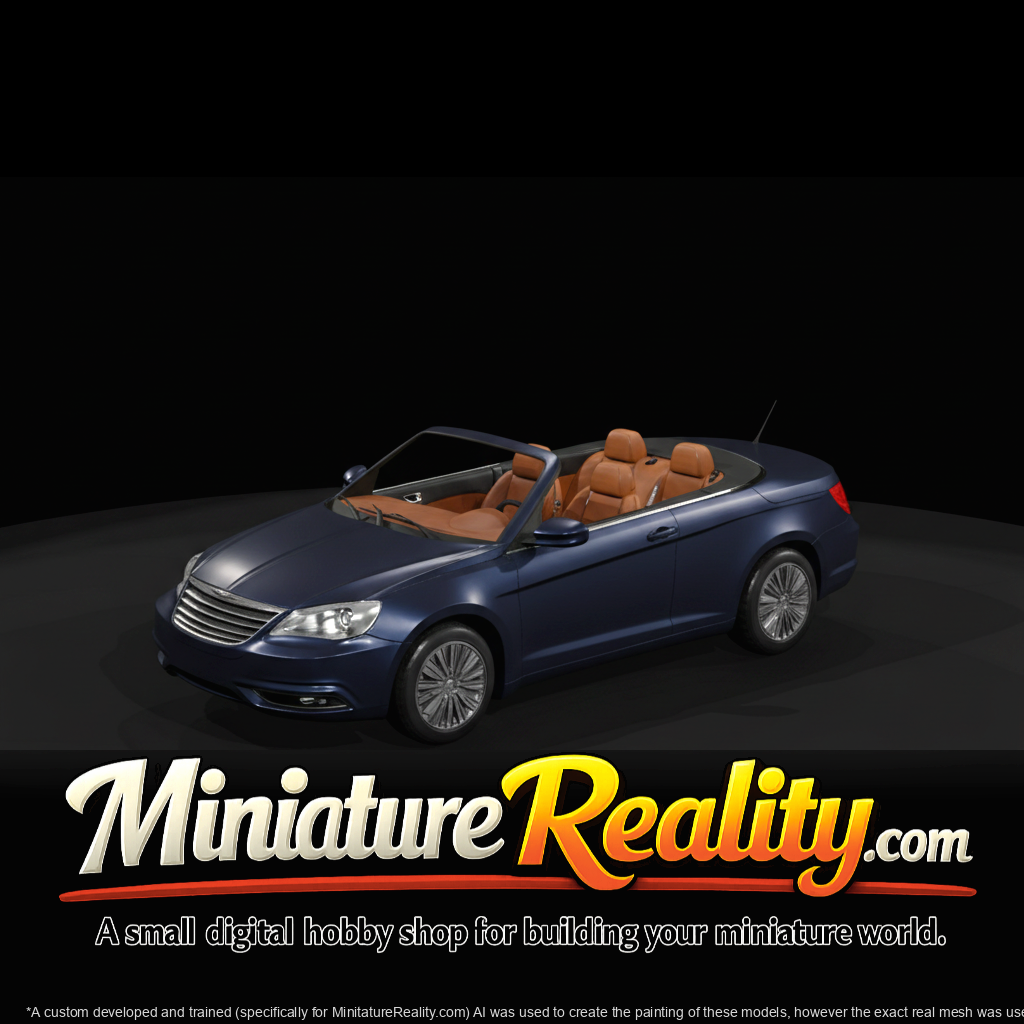 2011 Chrysler 200 Convertible miniature, three-quarter view
