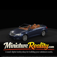 2011 Chrysler 200 Convertible miniature, three-quarter view — thumbnail 2