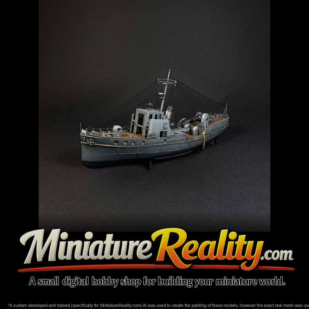 wwii-coastal-patrol-gunboat-ho-scale-1-87-3d-printable-miniature-415647