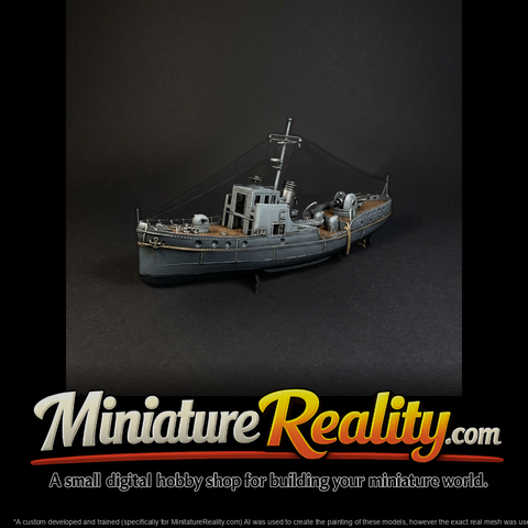 wwii-coastal-patrol-gunboat-ho-scale-1-87-3d-printable-miniature-415647