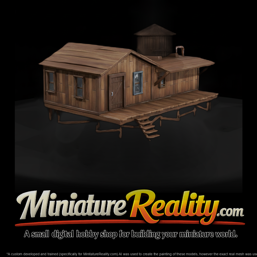 20260612 Elevated Wooden Building Water Tank 4B710