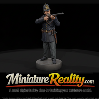 1880s Constable Aiming a Long Rifle — thumbnail 1