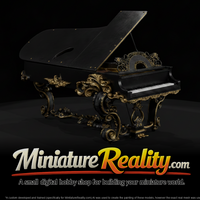 Ornate Victorian Grand Piano — thumbnail 1