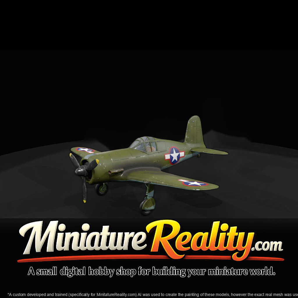 Vultee P-66 Vanguard miniature, three-quarter view