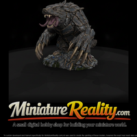 Cavern Maw Badger Beast miniature, three-quarter view — thumbnail 1