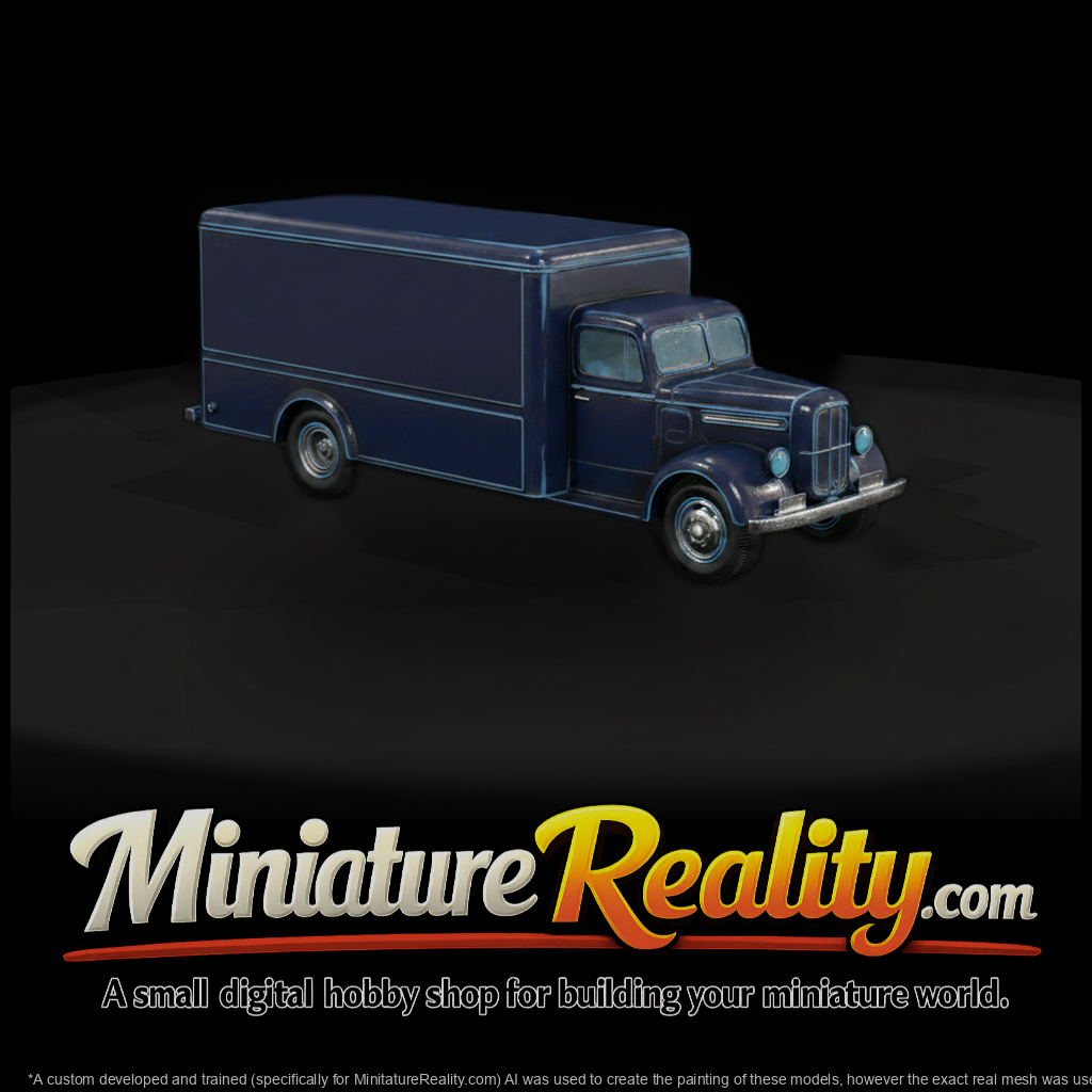 Classic Box Delivery Truck