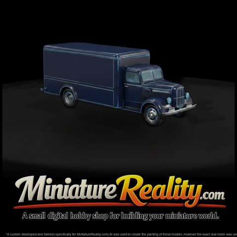 Classic Box Delivery Truck