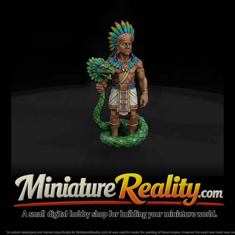 Myth 0470 Mythology Quetzalcoatl Miniature Figure