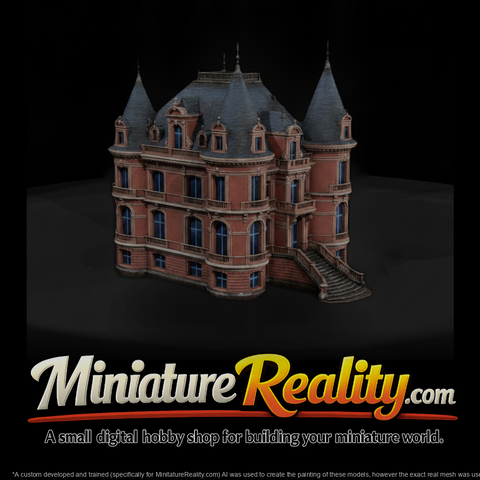 French Chateau with Turrets