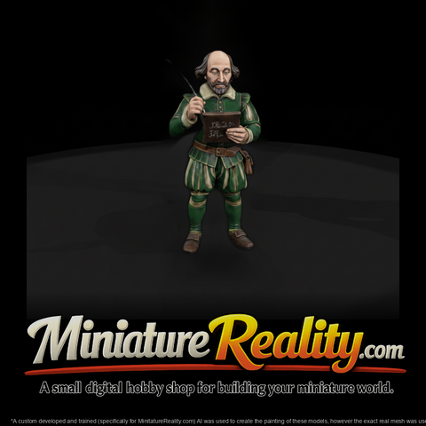 Hist 0136 Historical William Shakespeare Miniature