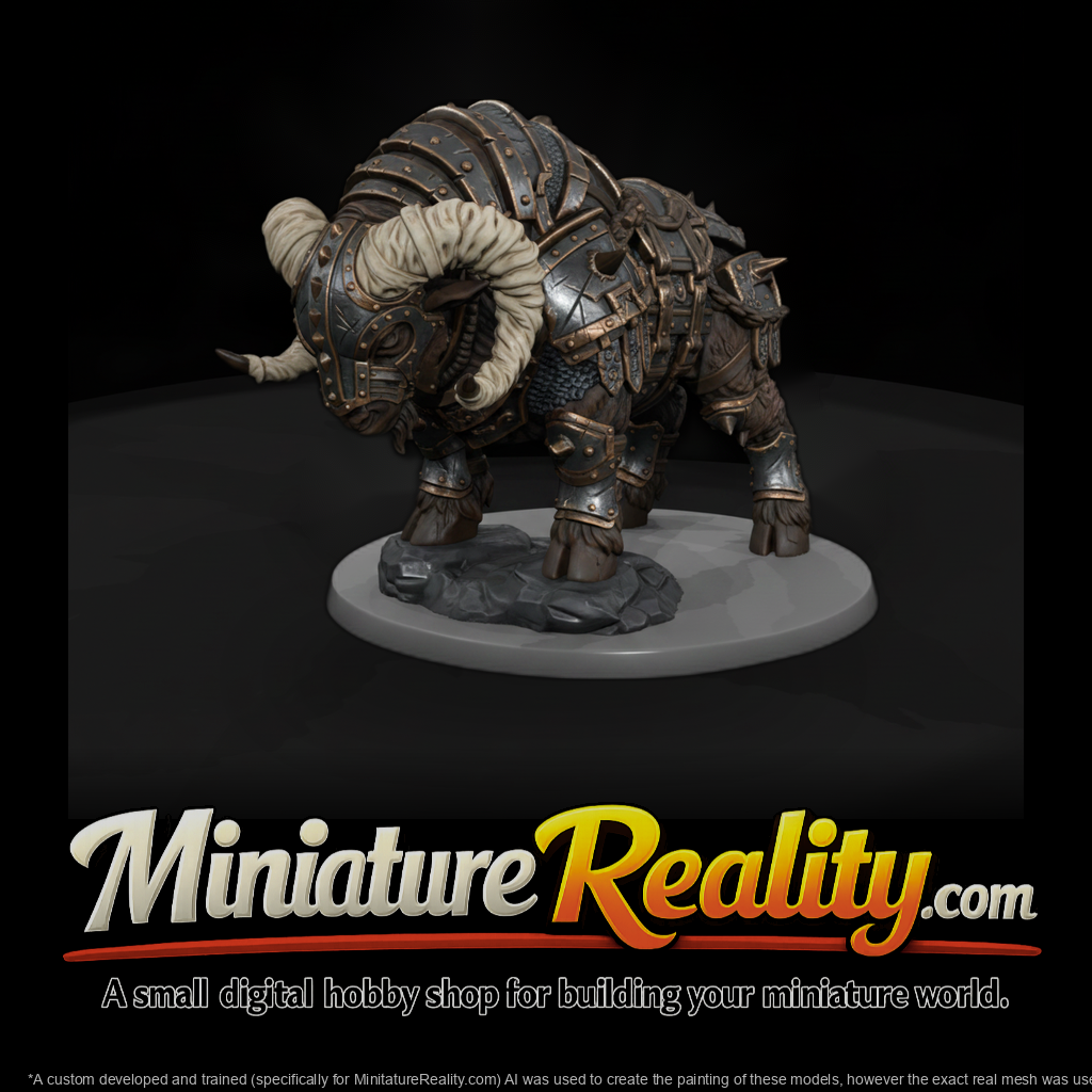 Armored War Bull Battle Beast