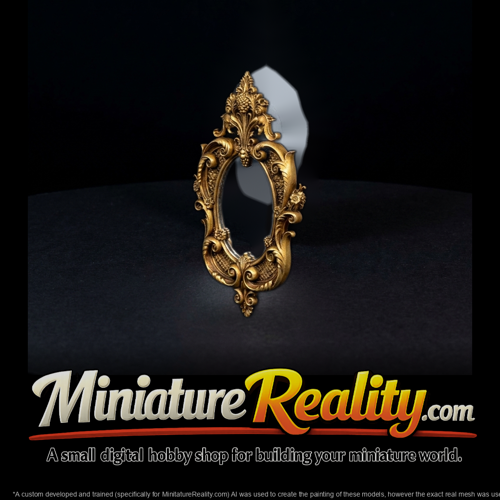 Rococo Baroque Ornate Wall Mirror Frame
