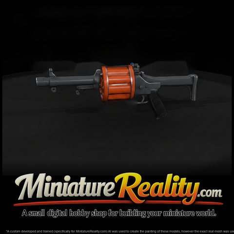Revolving Drum Combat Shotgun