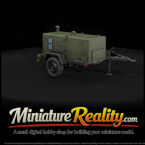 Mil 230 1980S Cold War Generator Trailer