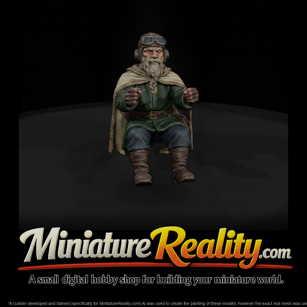 Hist 0211 Viking Navigator Miniature Figure