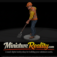 Track Worker Spreading Ballast — thumbnail 1