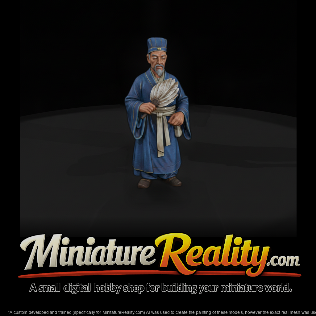 Hist 0056 Historical Zhuge Liang Miniature Figure