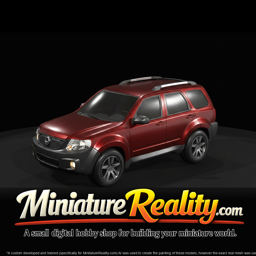 2007 Mazda Tribute Mk2 miniature, three-quarter view