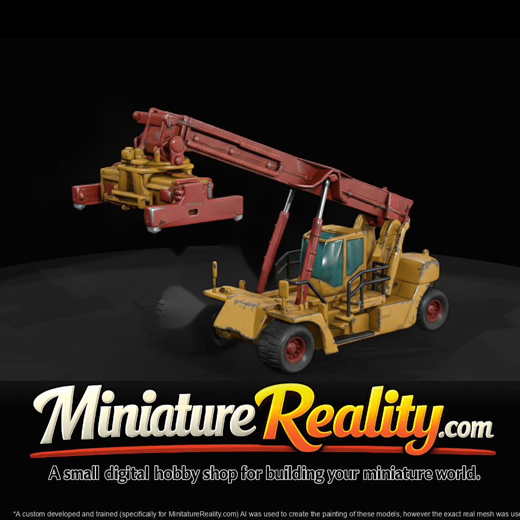 Compact Stacker Telehandler miniature, three-quarter view