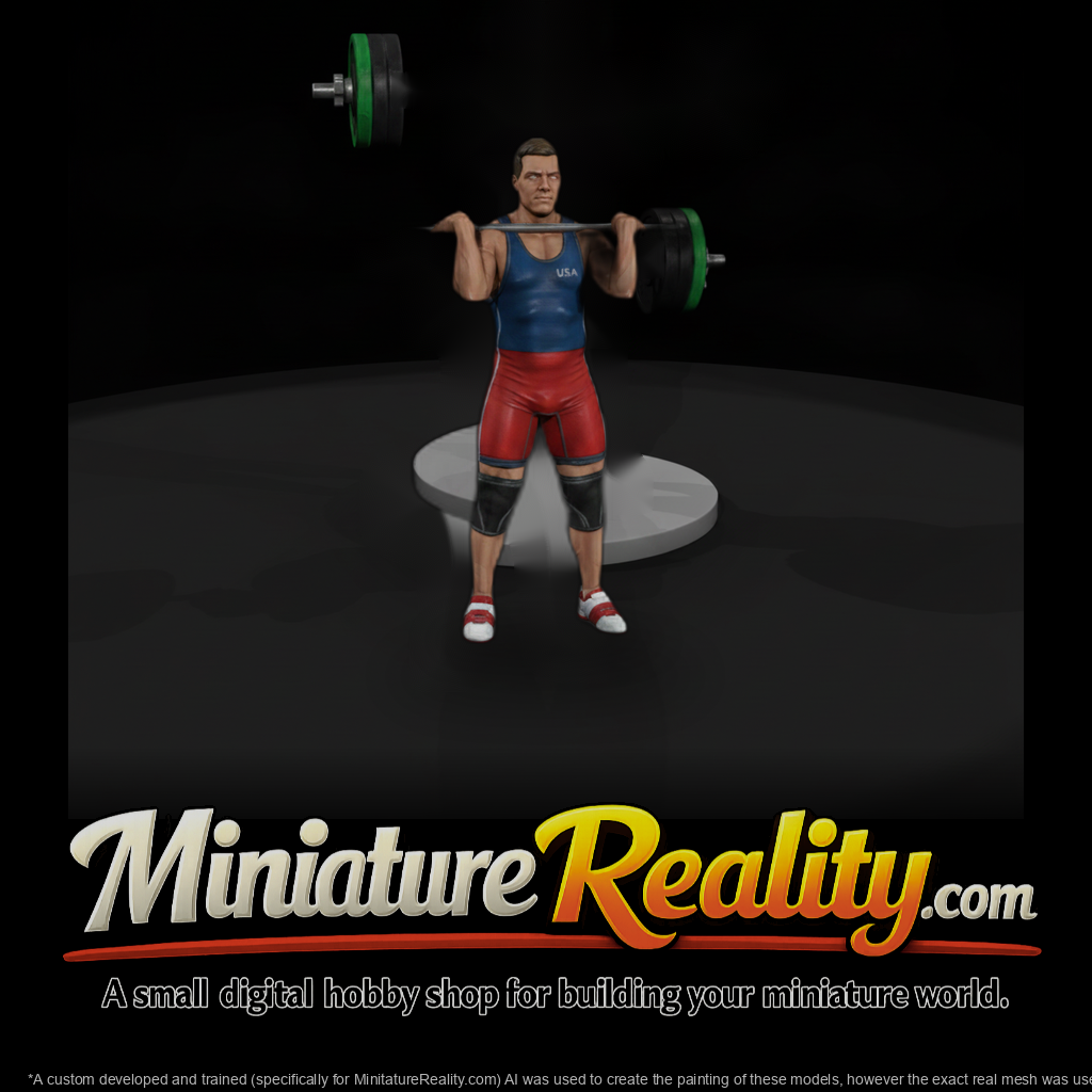 Olympic Weightlifter Mid-Clean