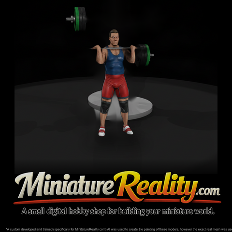 Olympic Weightlifter Mid-Clean