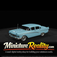 1957 Ford 300 Sedan miniature, three-quarter view — thumbnail 3