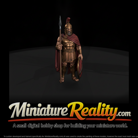 Hist 0017 Historical Leonidas I Miniature Figure