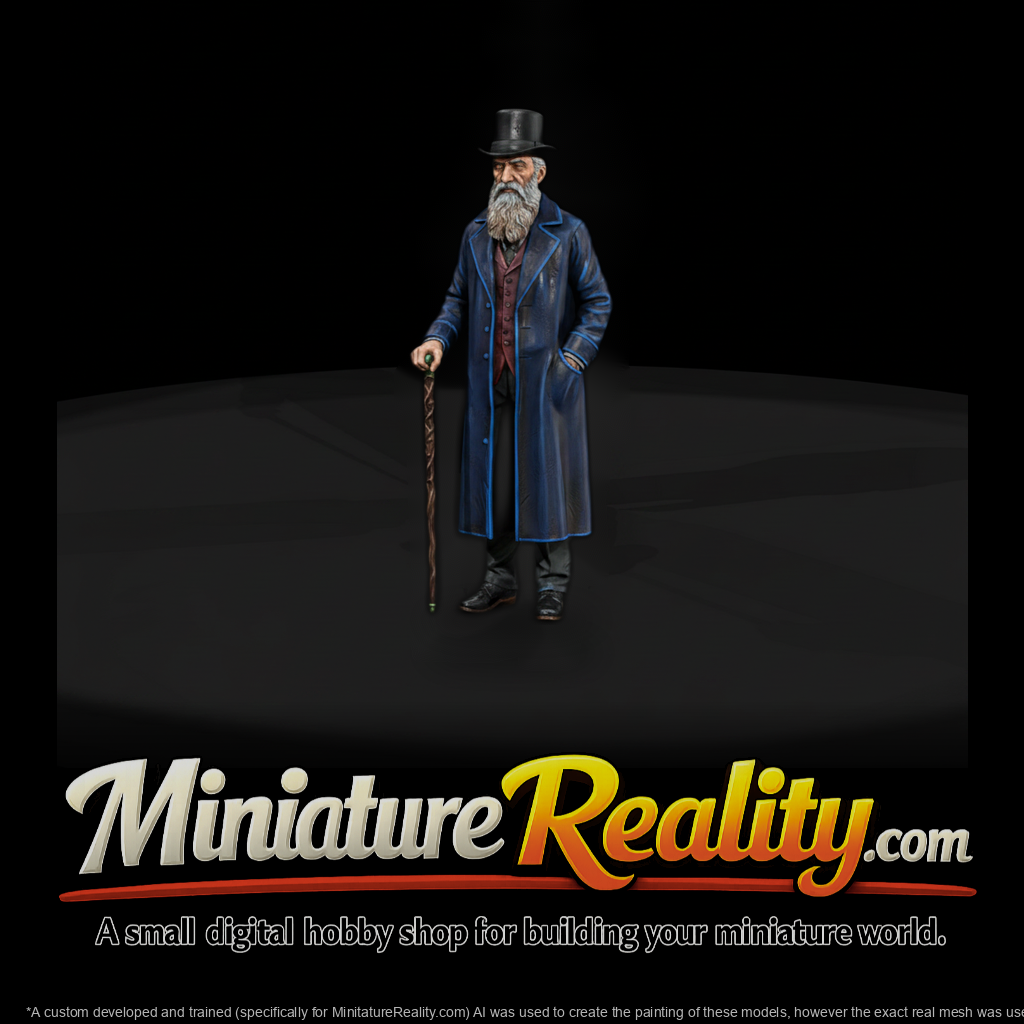 Victorian Gentleman With Cane 2