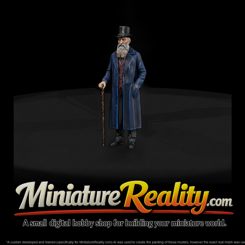 Victorian Gentleman With Cane 2