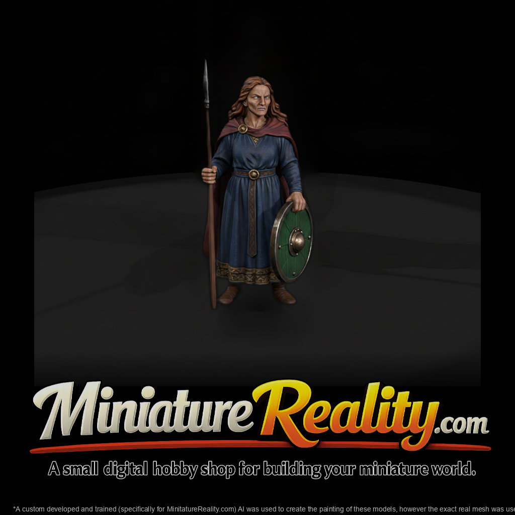 Hist 0043 Historical Boudica Miniature Figure