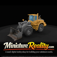 Liebherr L 542 Wheel Loader miniature, three-quarter view — thumbnail 3