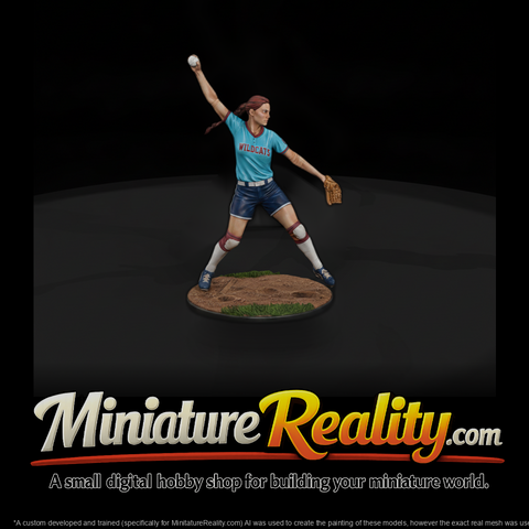 Poparc 0317 Softball Windmill Pitcher Alternate Po