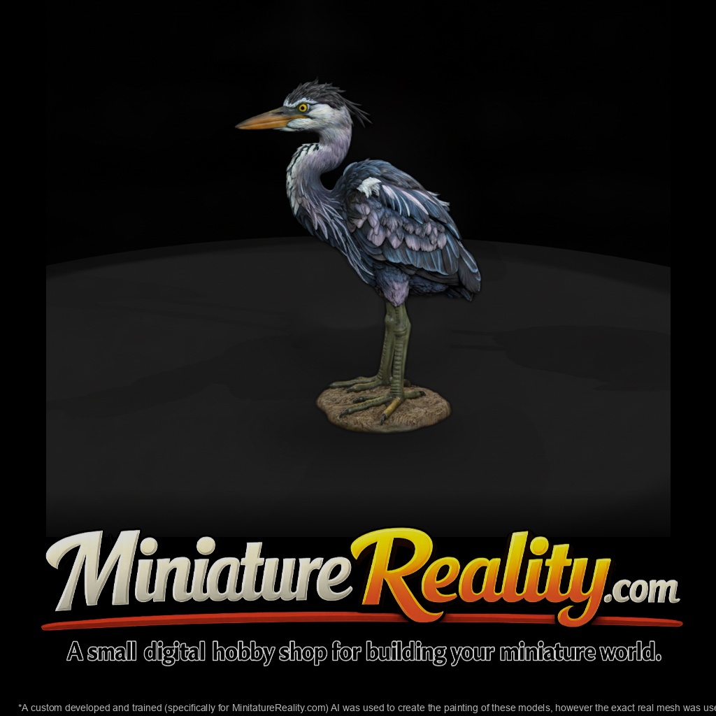 Great Blue Heron Standing