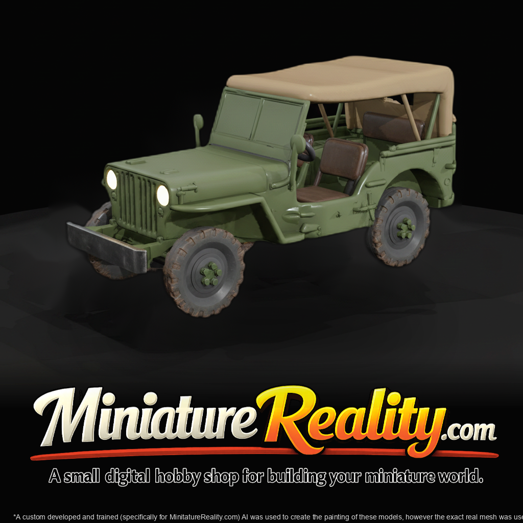 WWII Willys Jeep with Canvas Top