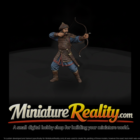 Hist 0228 Mongol Horse Archer Miniature Figure